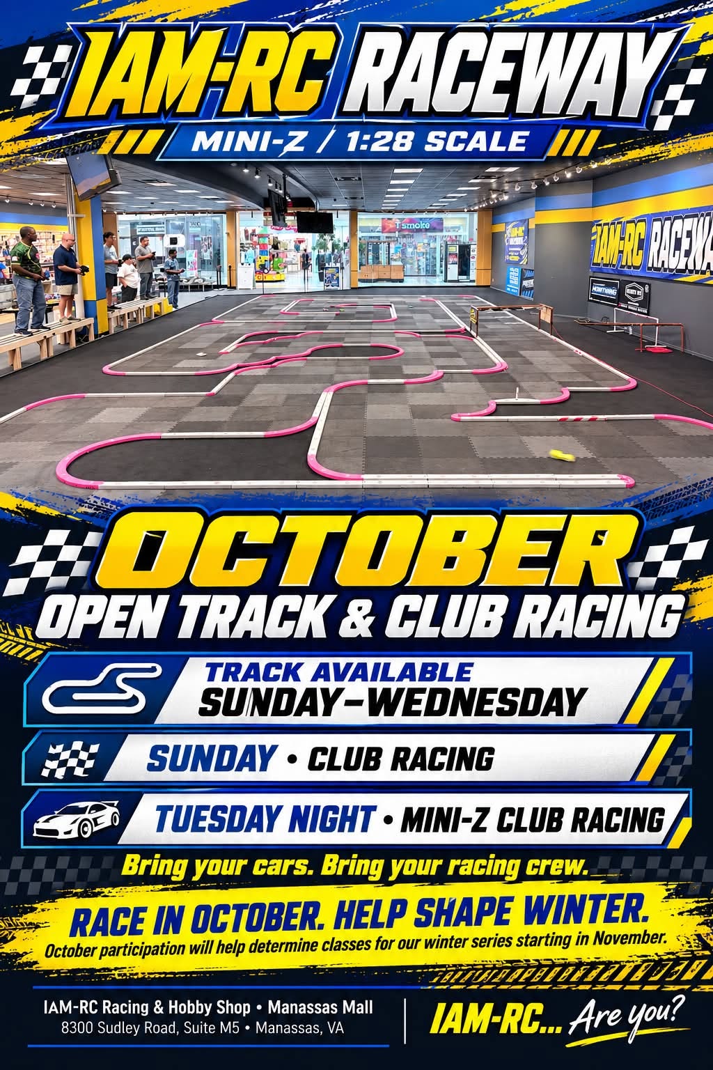 IAM-RC Hobby Shop Revs Up October Club Racing at the Manassas Mall