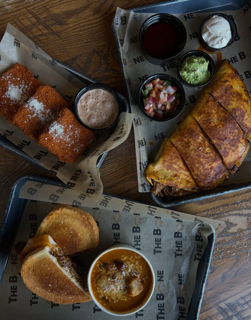 The Bone's October specials, including fried mac n cheese